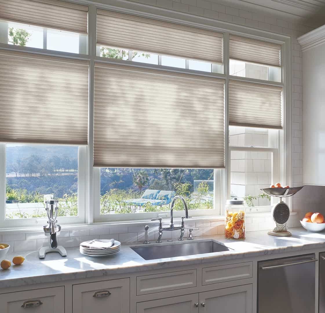 Duette® Honeycomb Shades with PowerView® Automation near Tulsa, Oklahoma (OK) like custom skylight shades.