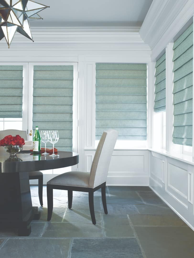 Design Studio Roman Shades near Tulsa Oklahoma (OK) and other custom kitchen shades for homes.